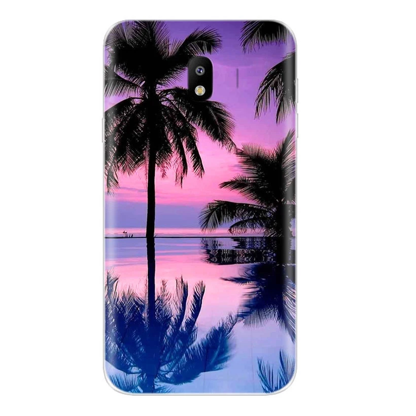 Мягкий чехол из ТПУ для Samsung Galaxy J1 J2 prime J3 J4 J5 J6 J7 2016 2017 2018 силиконовый с рисунком Tower