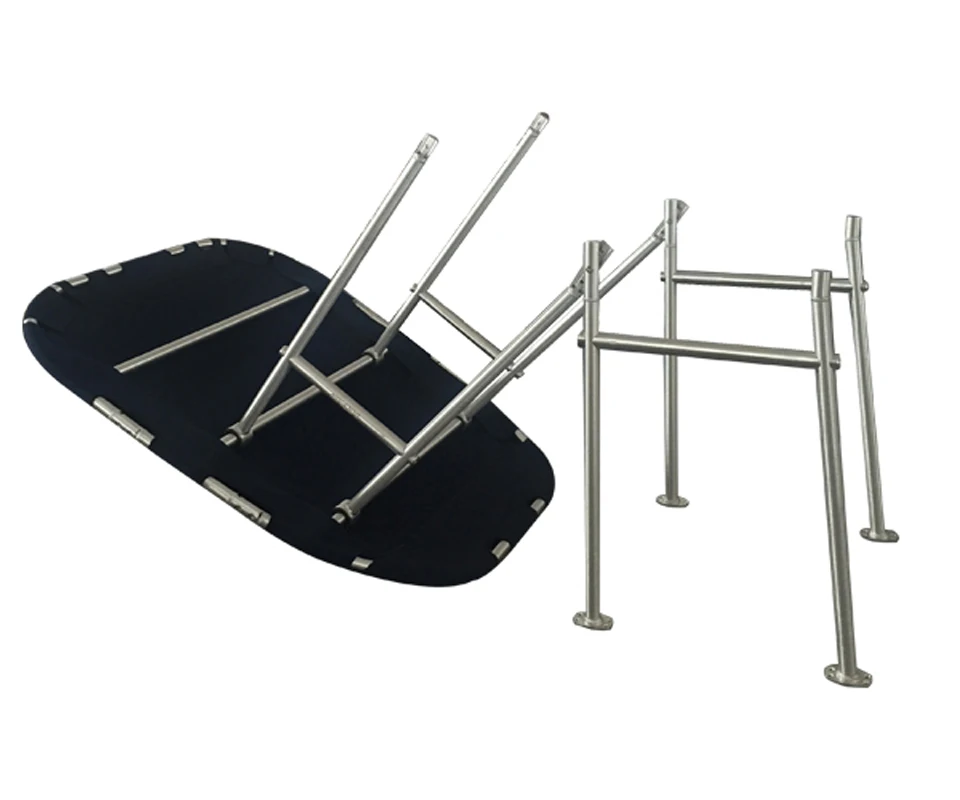 Dolphin Pro Economic Boat T Top алюминиевая черная Рама W/Black Canopy Top| |