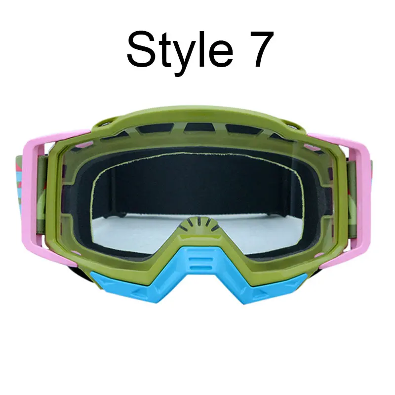 Goggles Glasses 7 Мотоцикл стекло es очки шлем для мотокросса c очками MX мото Байк ATV Лыжный спорт на открытом воздухе стеклянный скутер Googles маска для KTM - Цвет: Goggles Glasses 7