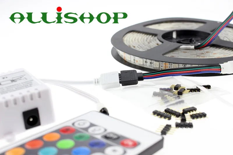 100 шт. 4-контактный игольчатый разъем RGB Разъем для светодиодной ленты 4pin led 5050 3528