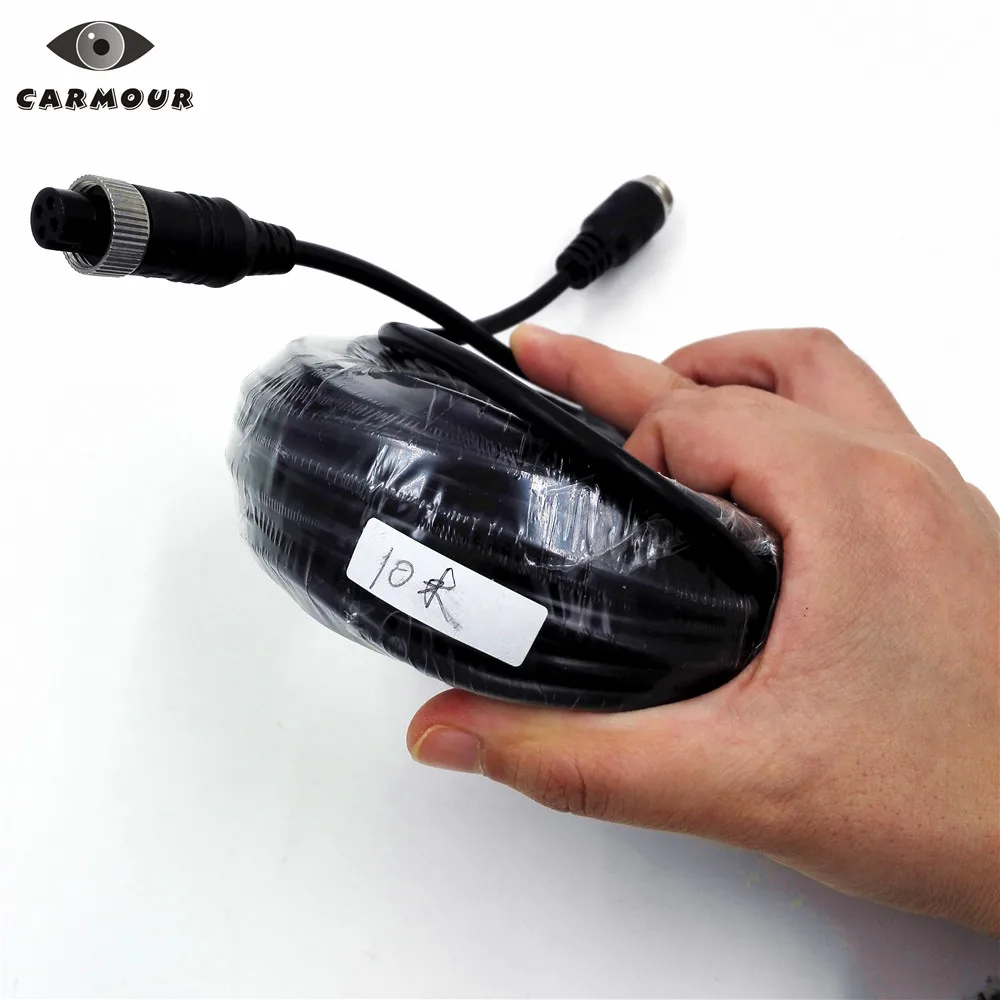CARMOUR 1 шт . 10 м 15 М 4 контактный видео кабель для дюймового монитора и камеры|video cable