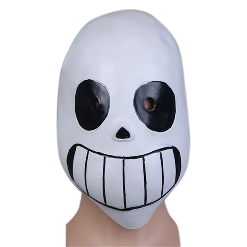 Takerlama Game Undertale Mask Hard Latex Cosplay Sans Helmet Full Head ...