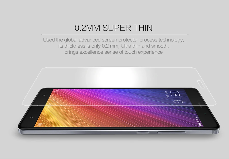 Для XIAOMI MI 5S Плюс оригинальный Nillkin H + PRO Anti-Explosion 2.5D круглый край 0.2 мм Закаленное