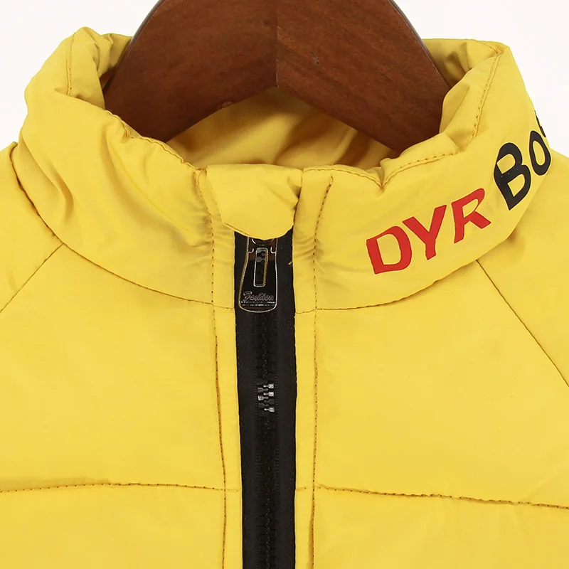 Abreeze/осень зима детские пуховики и парки новая теплая верхняя одежда желтого