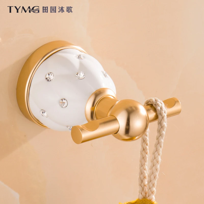 Пространство Алюминий Ванная комната AccessoriesEuropean крючок одинарный антикварные