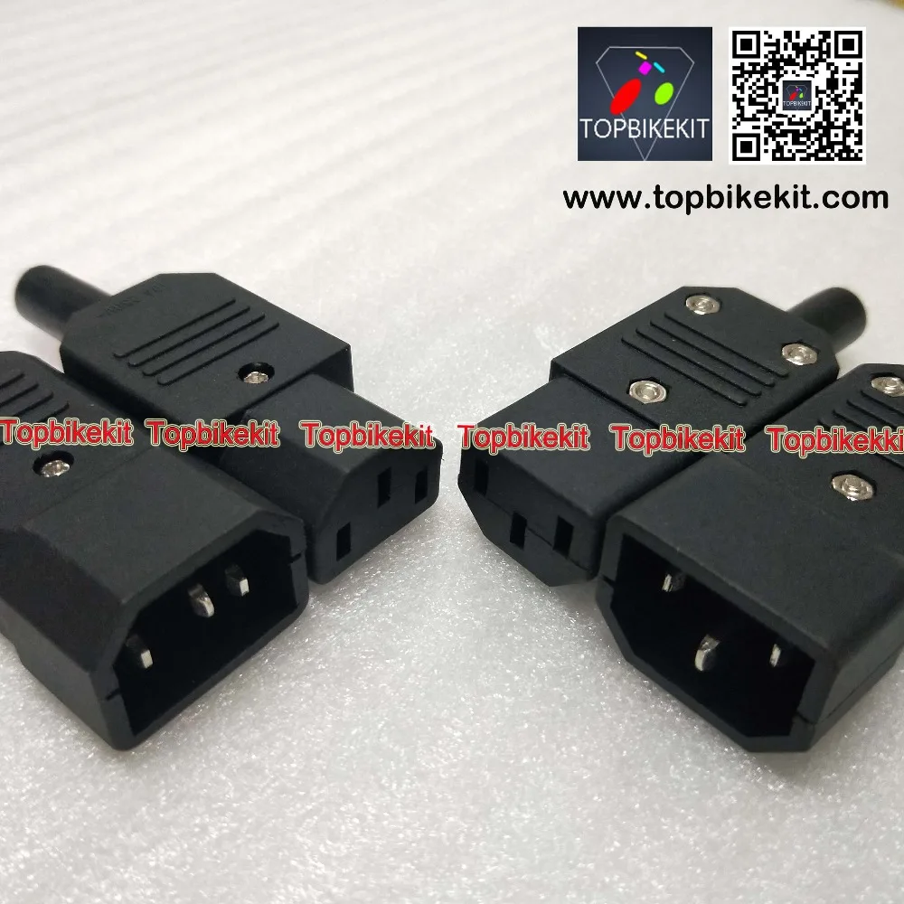 4 шт. разъем питания IEC 320 C14 2 штекера + штыря фоторазъем 10 А/250 В переменного тока