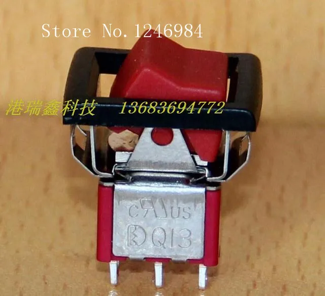 [SA] Тайвань Deli Wei 3MD1 R8017 R12 way переключатель с двумя делениями красной ручкой Q13 50