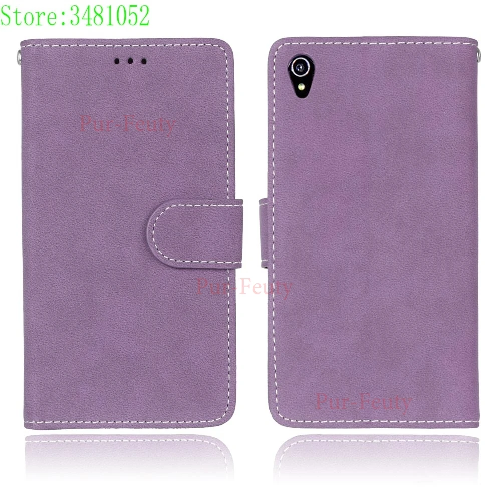 Purple Магнитный флип-чехол для sony xperia m 4 Aqua M4Aqua E 2312 2303 2306, силиконовый чехол для телефона sony xperia m 4 dual E2303 E2312 E2306 - Цвет: Purple