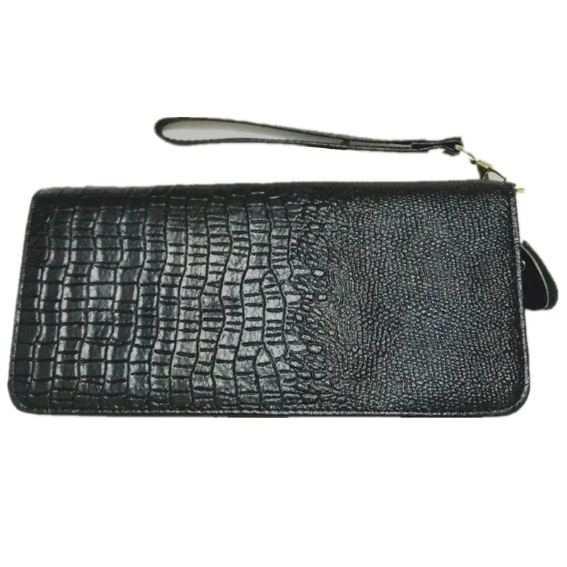 2017 Женский кошелек из натуральной кожи крокодиловой мужские кошельки для