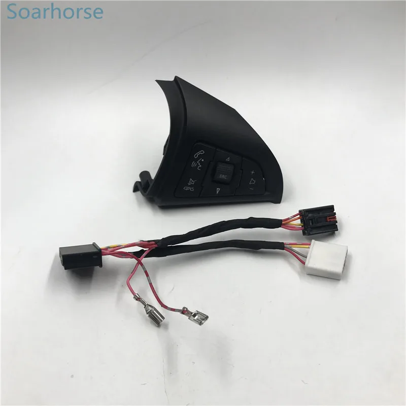 voice and cable Многофункциональное рулевое колесо аудио громкость Bluetooth круиз управление кнопка переключения для chevrolet Cruze Camaro Malibu Volt Orlando - Цвет: voice and cable