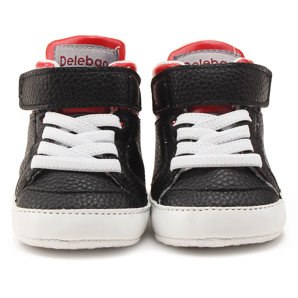 Delebao/цвет шампанского Высококачественная детская обувь из искусственной кожи