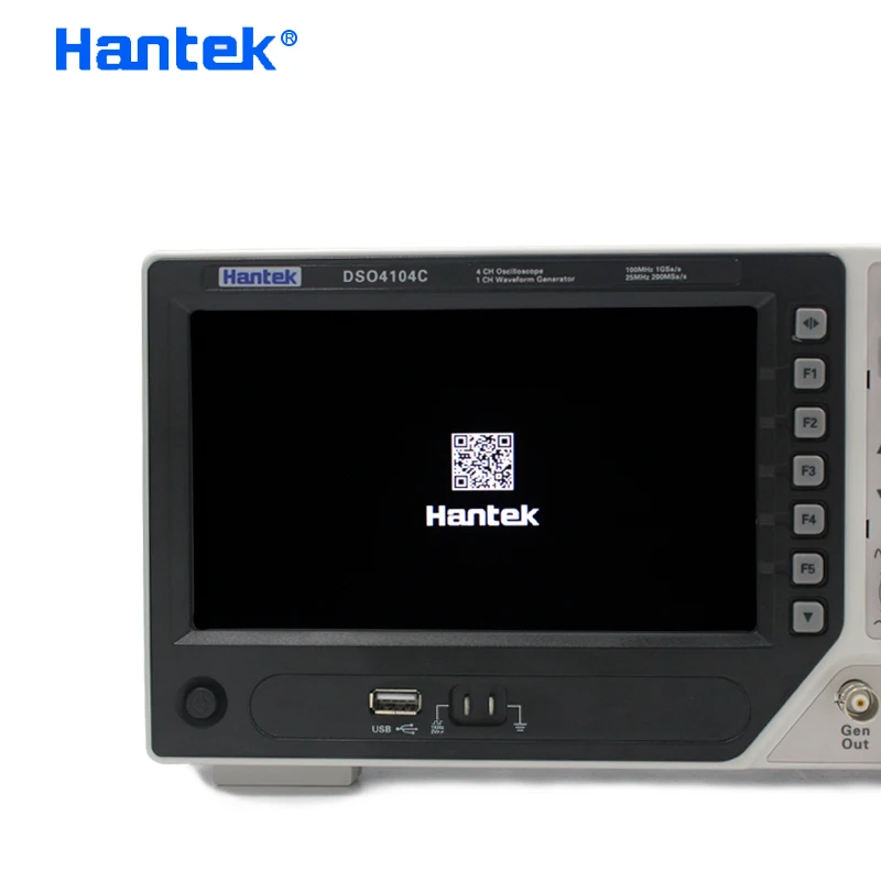 Цифровой осциллограф Hantek DSO4104C 4 канала 100 МГц ЖК дисплей USB|usb oscilloscope|storage