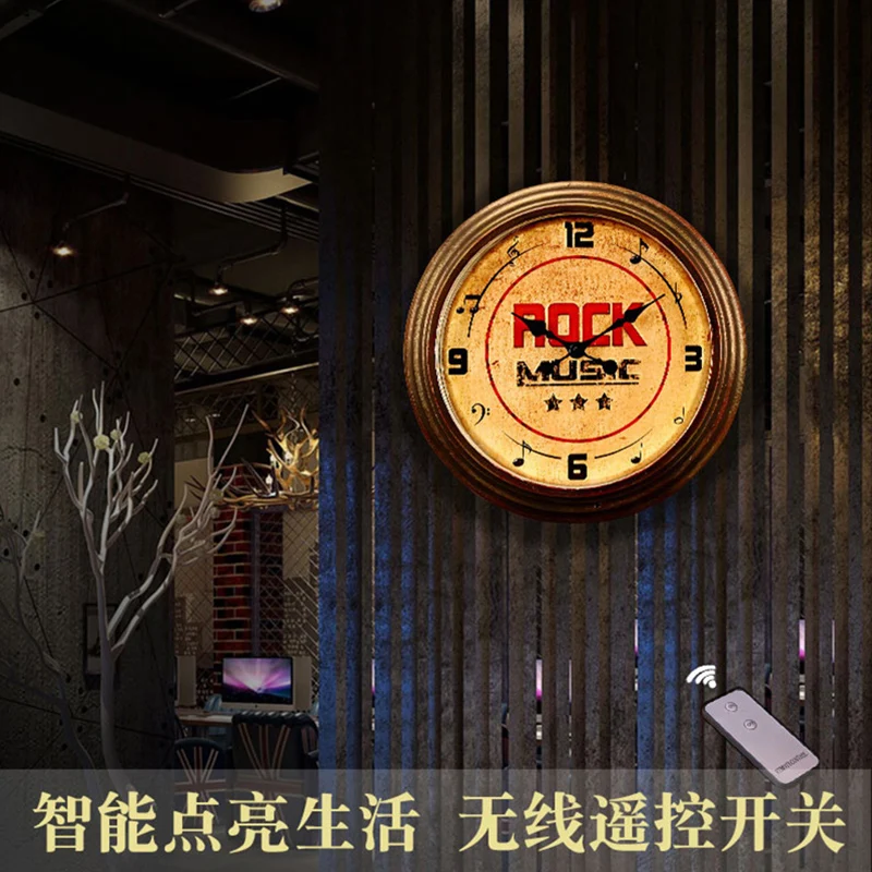 Настенная роспись head Arts Crafts в американском ретро стиле с рисунком железа бара