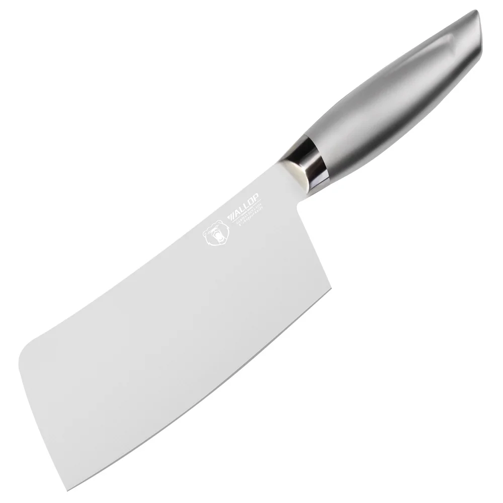 WALLOP Santoku нож-HC из нержавеющей стали немецкий кухонный нож с эргономичной ручкой-7'' - Цвет: Chopper knife
