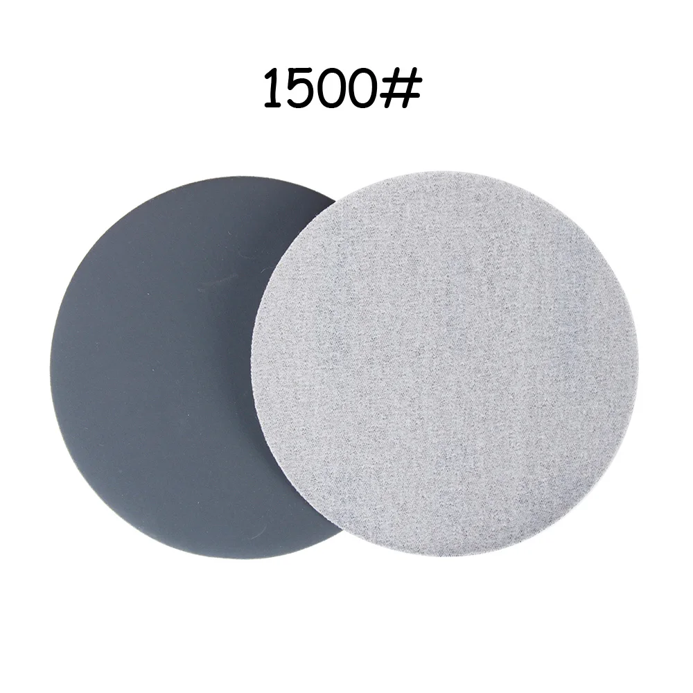 5Pcs 1500Grit 5/10/20 шт. 60-10000 Грит с петлей, даже если вымокли или сухой абразивные инструменты Водонепроницаемый 5 ''125 мм наждачная бумага колодки шлифовальные диски - Цвет: 5Pcs 1500Grit