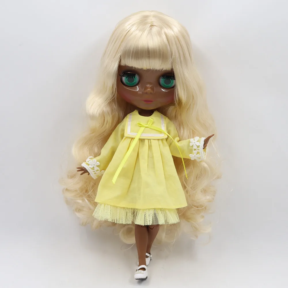 Кукла ICY DBS Blyth BL136/340 30 см Обнаженная с золотым волосом шарнирное тело для куклы 1/6