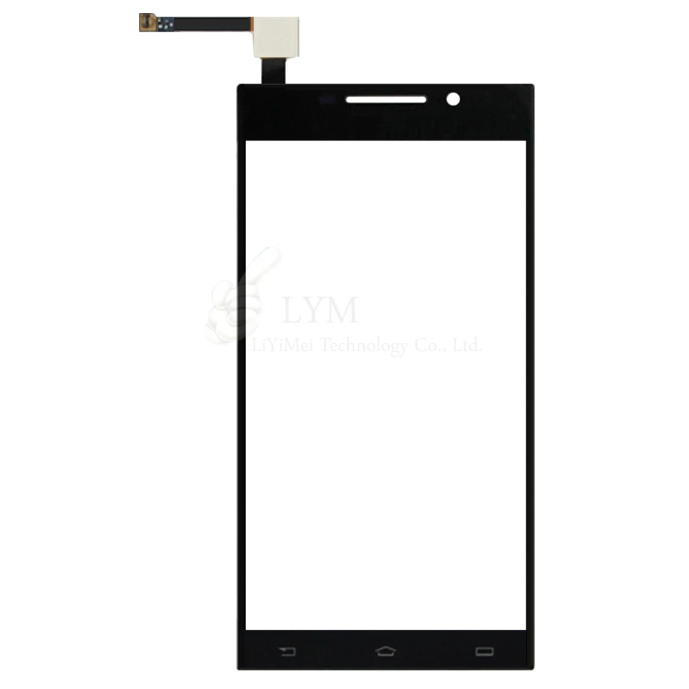 Черный TP для Philips i999 5.5 &quotсенсорный Экран Планшета Передняя Стеклянная Панель