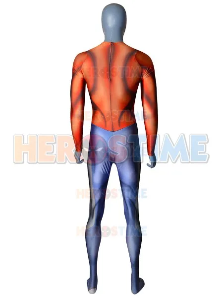 Классический мужской костюм супергероя The F lash комбинезон из спандекса с 3D