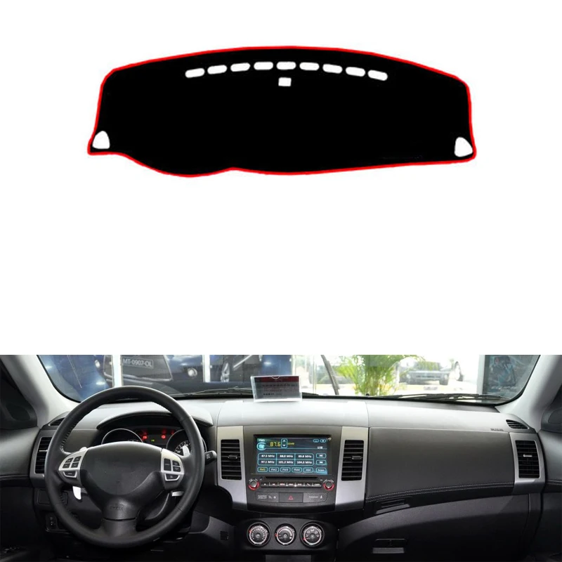 Защитный коврик для приборной панели Mitsubishi outlander 2009 2010 2012|Наклейки на автомобиль|