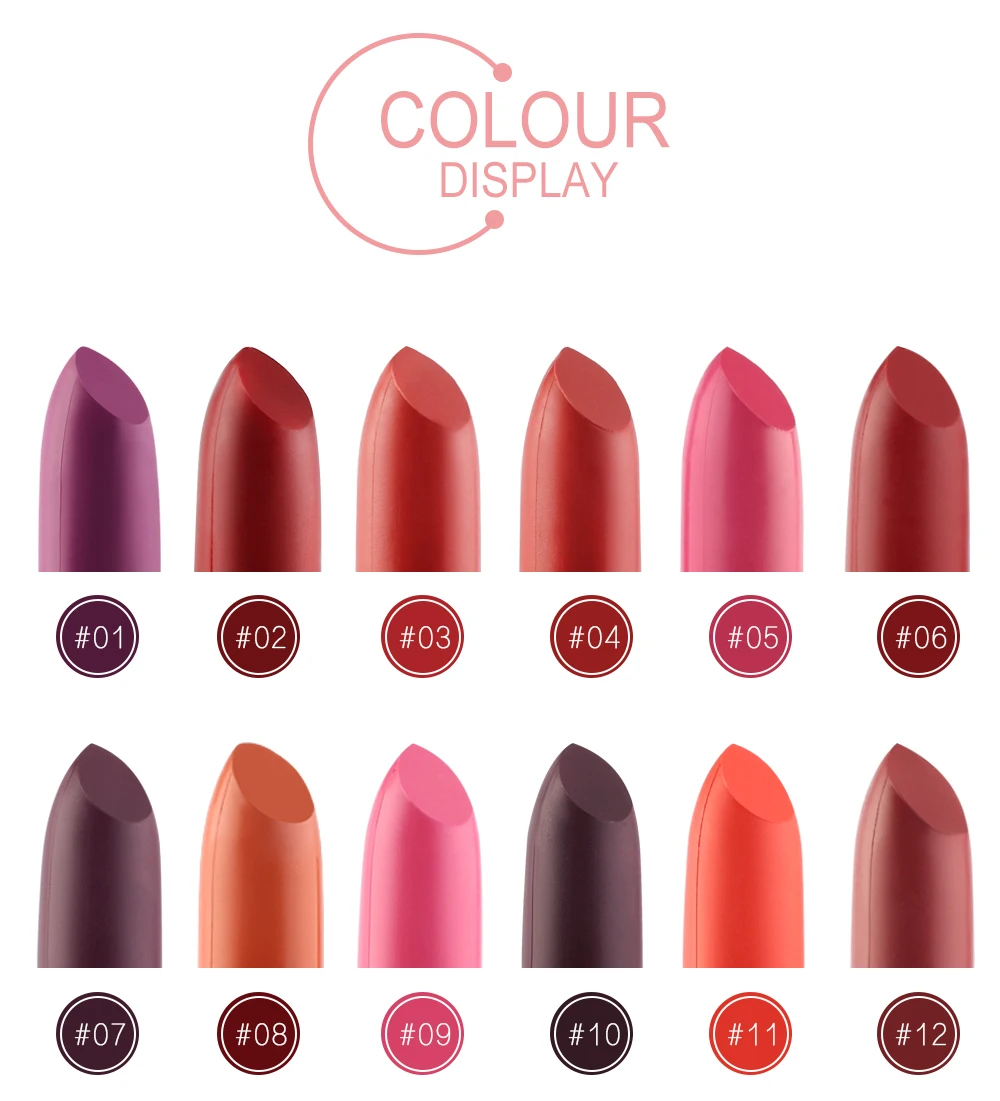 MAANGE Pro Lips Makeup увлажняющая матовая губная помада сексуальная водостойкая стойкая легкая в носке губная помада блеск Косметика 12 цветов