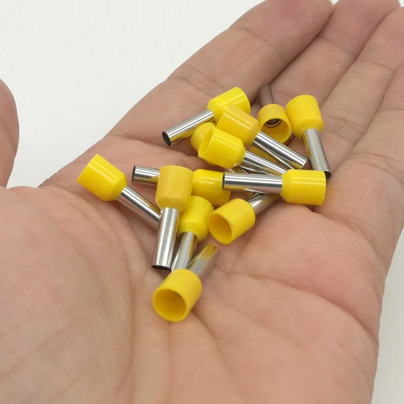 EVN1010 European Terminals Nylon Insulated Cord End Copper Nuts Pin Tubing Terminal connector 18AWG 1mm2 | Обустройство дома