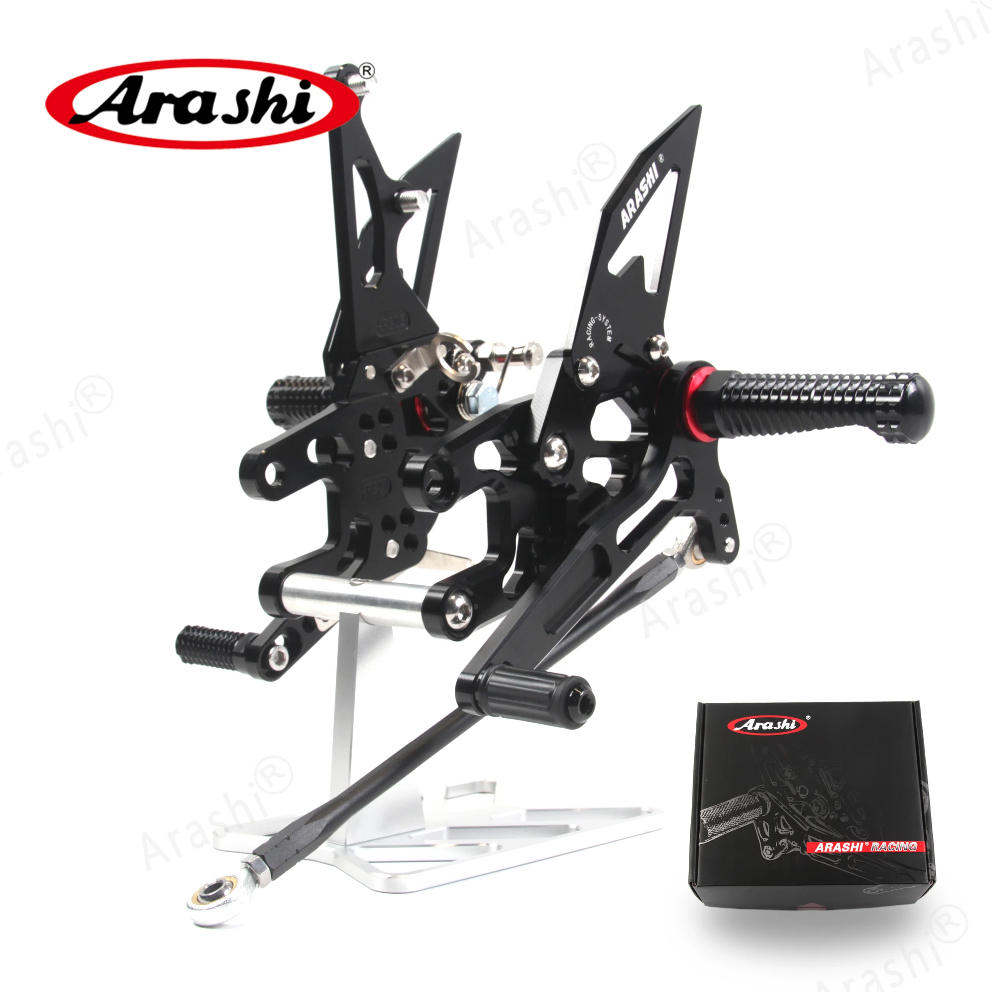 

Arashi ZX10R 2004-2005 CNC Adjustable Footrest For KAWASAKI NINJA ZX 10R ZX-10R 1000 2004 2005 Foot Pegs Rearset ZX1000