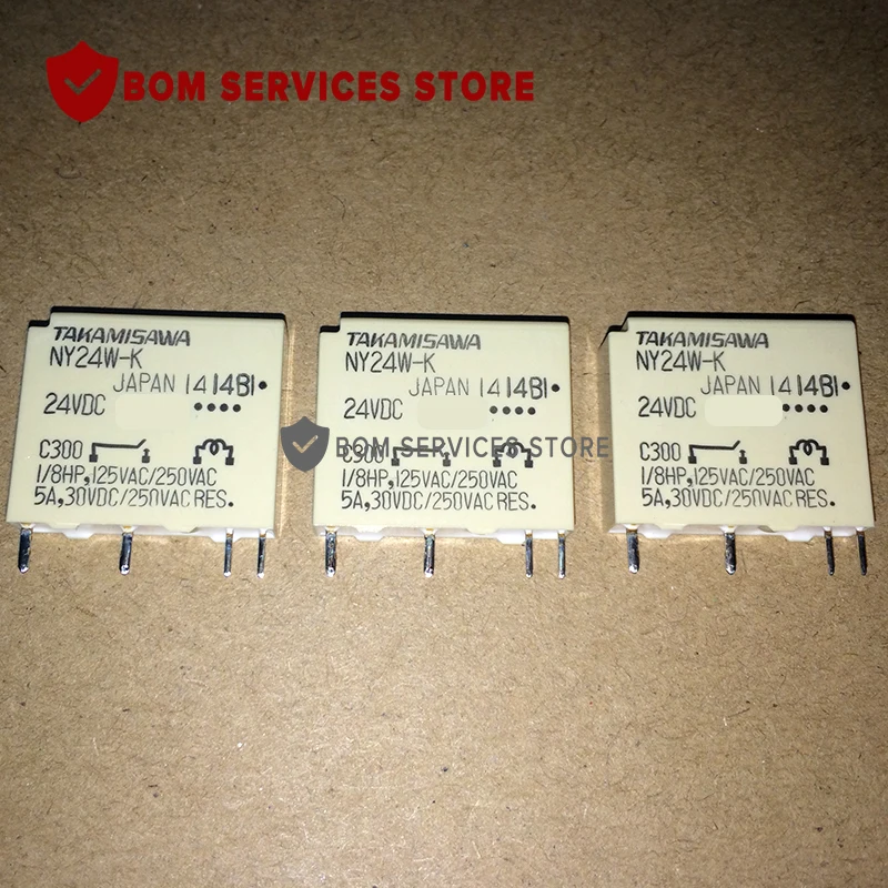 

Быстрая доставка, 10 шт., Φ реле мощностью 5A 24VDC DIP NY24W-K