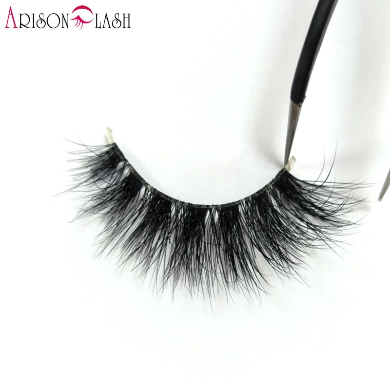 3D норковые ресницы невидимая лента Накладные Крылатый стилей прозрачный Пластик