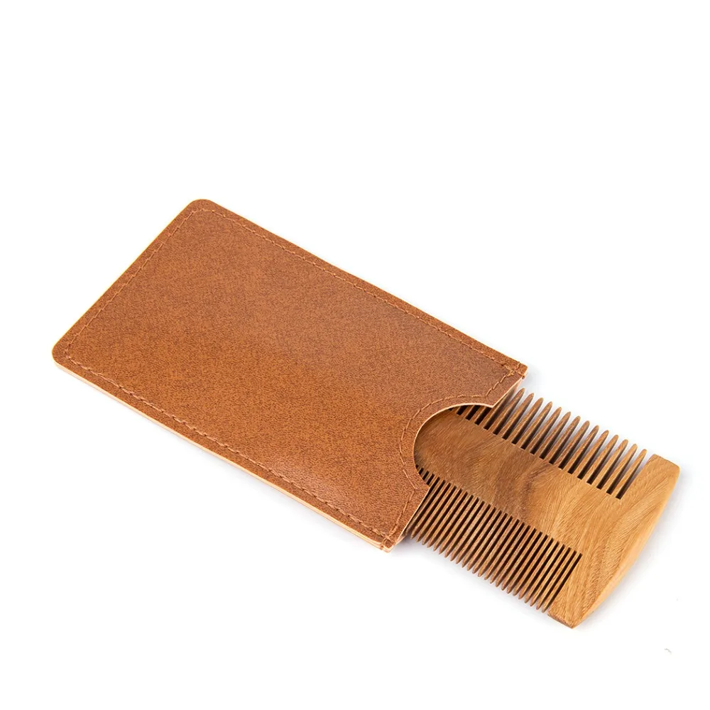ZY Beard Grooming Kit For Men Boar Bristle Brush+Beard Scissors+Straight Edge Razor+Double Edged Hair Comb+Bag Perfect Gift | Красота и