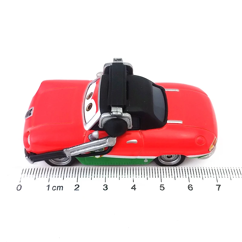 Disney Pixar Автомобили Francesco's Crew главный Guiseppe Motorsosi 1:55 литья под давлением Металл