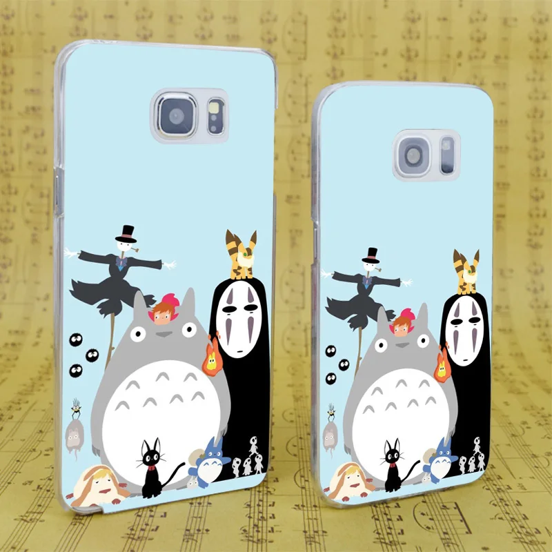 Dream Фокс b4063 Тоторо Мононоке Прозрачный жесткий чехол для Samsung Galaxy S 4 5 6 7 8 мини край