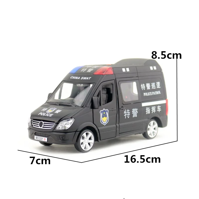 Масштаб 1:32/литая металлическая игрушка/SPRINTER MPV машина фургон/звук
