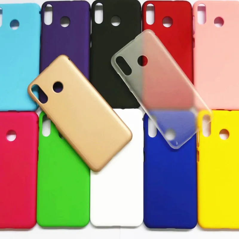 Для ASUS ZENFONE MAX(M1) ZB555KL тонкий цветной резиновый матовый пластиковый жесткий чехол