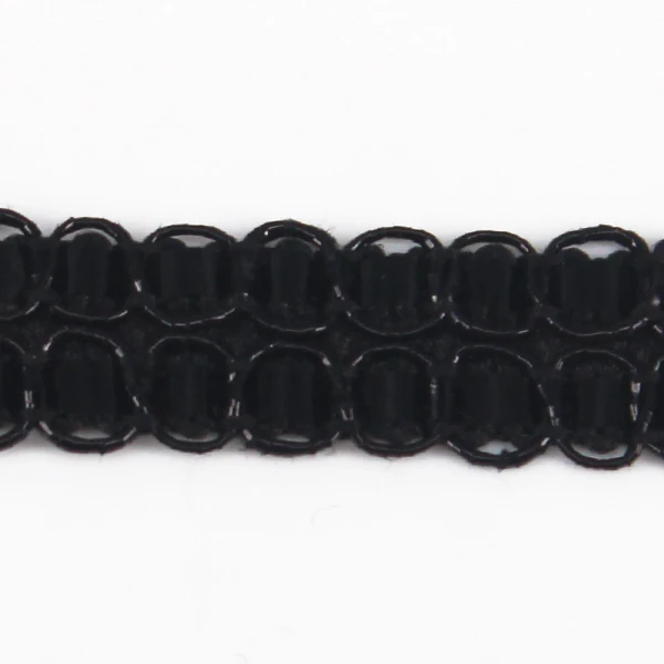 Плетеная черная лента с бусинами и блестками отделка вышивкой украшение товары