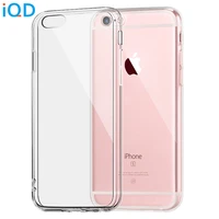 iqd for apple iphone x 6 6s 7 8 plus case clear tpu cover slim crystal silicone protective transparent fitted cases hard xs max