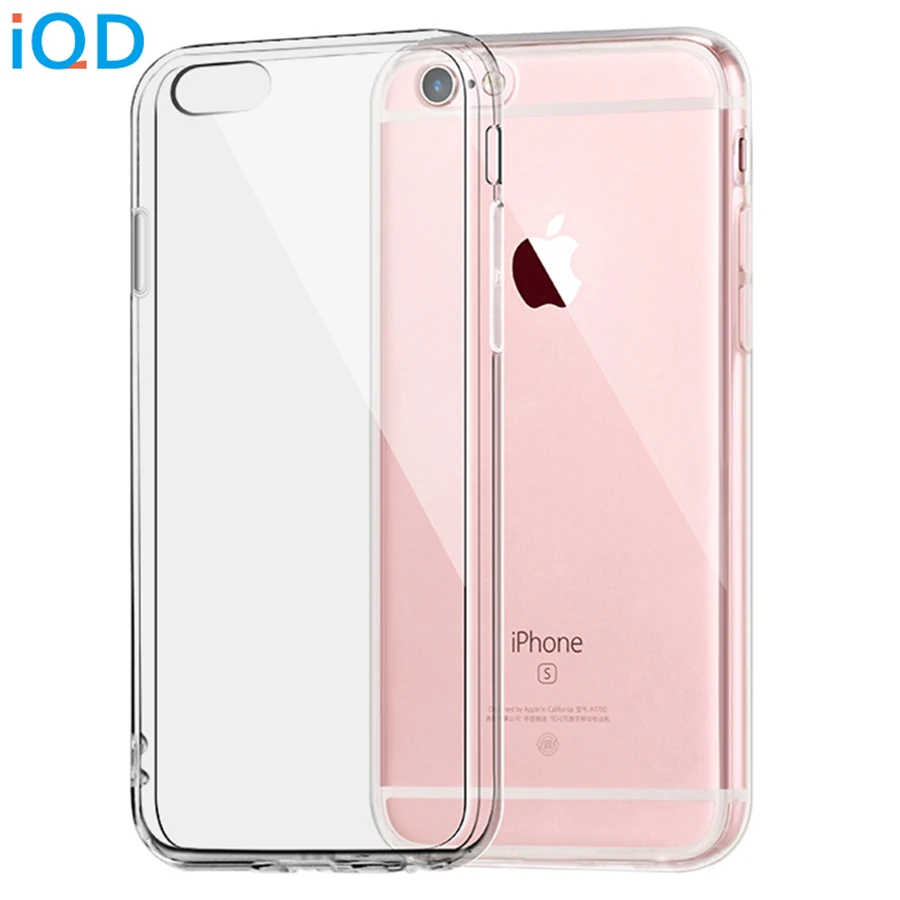 Чехлы для Apple iPhone 6 6s тонкий с кристально чистой ТПУ силиконовый защитный чехол