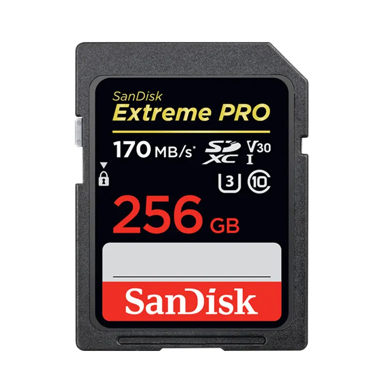 Карта памяти SanDisk Extreme PRO SD карта 16 ГБ 32 64 128 256 SDHC SDXC класс 10 95 Мб/с U3 поддержка V30 4K