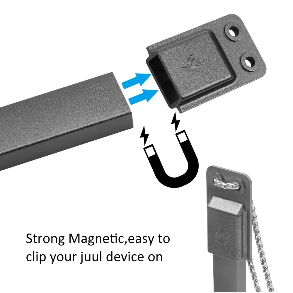 2019 новейшее ZZtech модное магнитное ожерелье Juclip для JUUL vape комплект крутых и