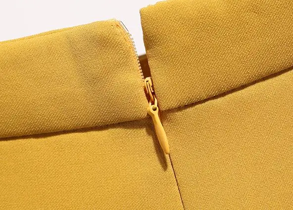 Женские широкие шорты с высокой талией повседневные желтые черного и рыжего