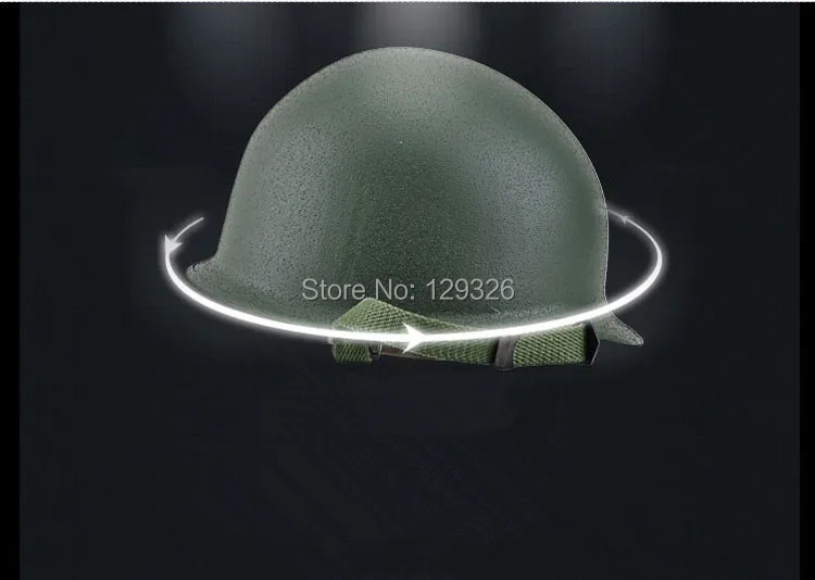 Шлем со стальным шлемом Второй мировой войны M1 с сетчатым покрытием и