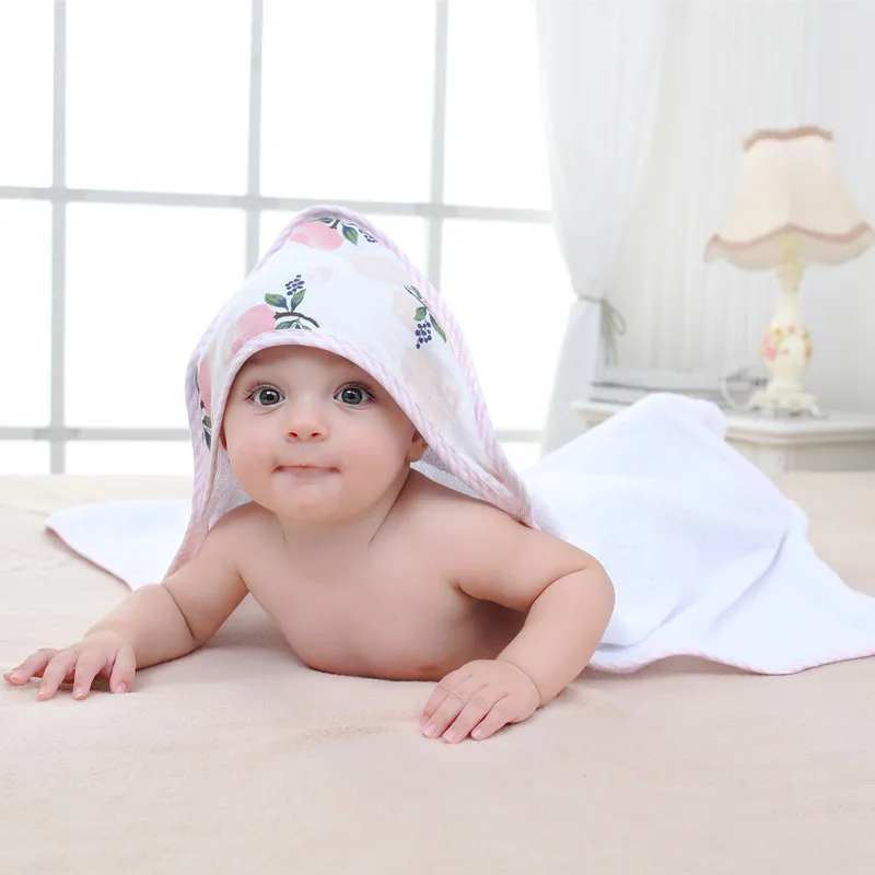 Розовый детский хлопковый Халат для маленьких мальчиков и девочек весеннее