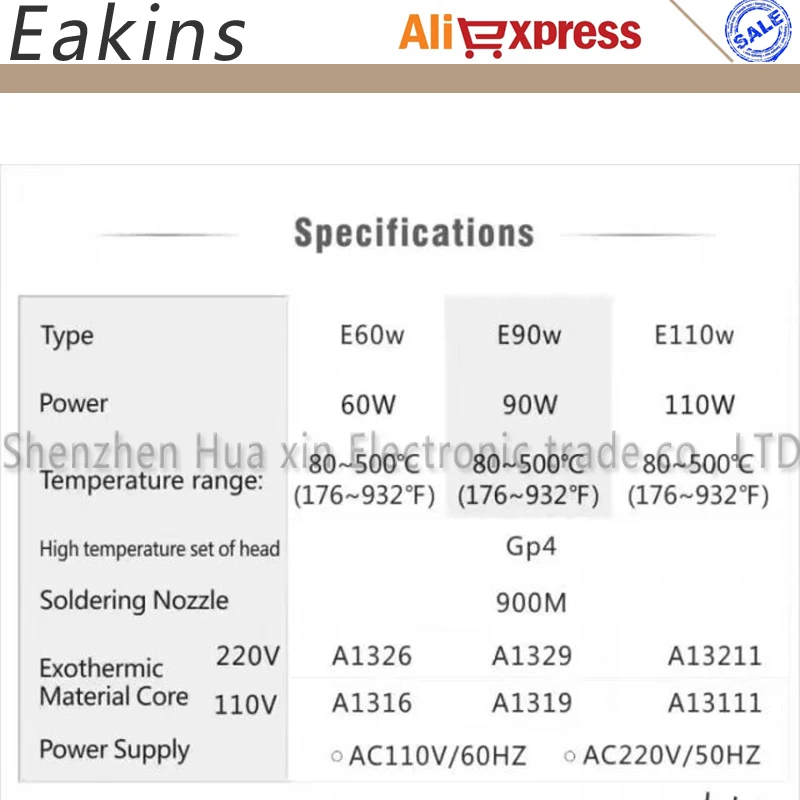 CXG E60WT E90WT E110WT Регулируемый Электрический паяльник 936 паяльная станция Комплект сварочный CXG 936d