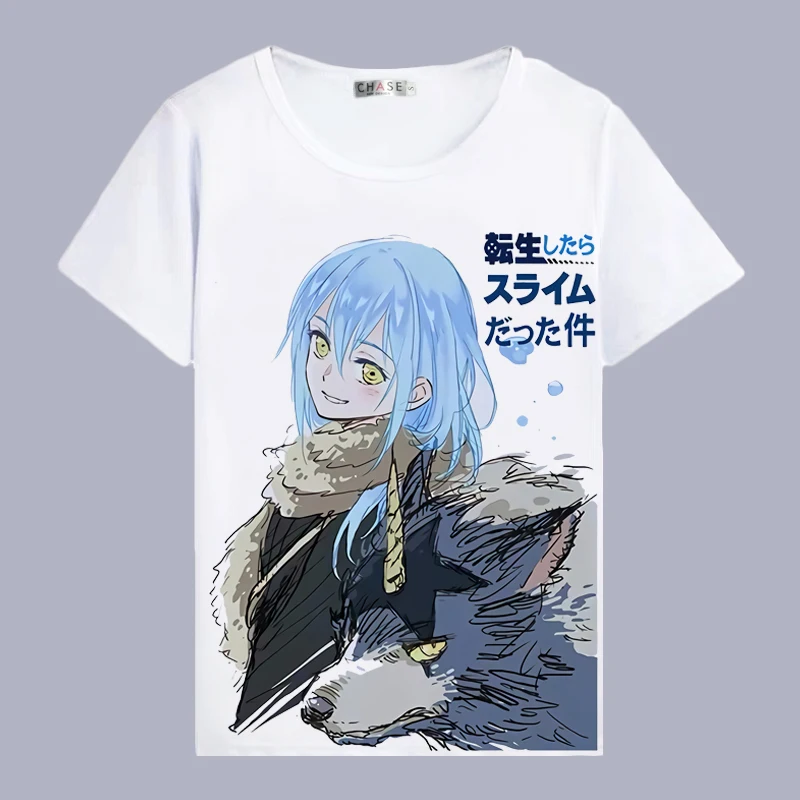 9 Футболка для косплея «That Time I Got Reincarnated as a Slime», летняя футболка в стиле аниме «Rimuru Tempest», Женская/Мужская футболка, костюм для косплея - Цвет: 9