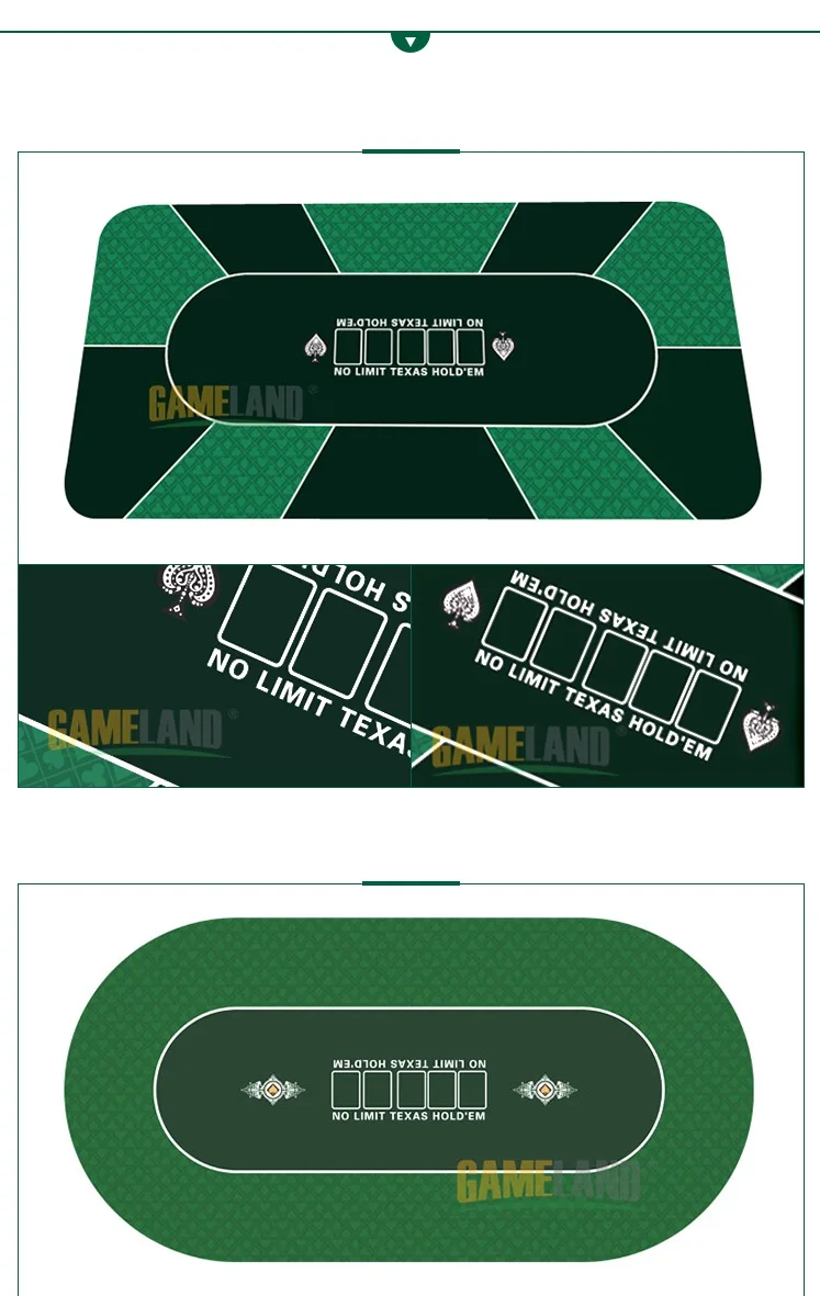 Texas Hold'em покер плотный коврик различные модели 1,8x0,9 м резиновый игровой коврик казино карточная игра