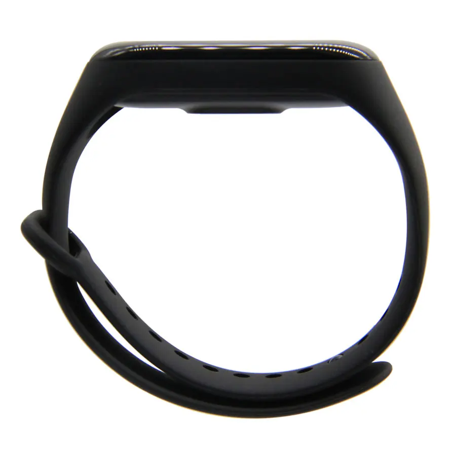 Силиконовый ремешок для Xiaomi mi band 3 4 Широкие ремешки аксессуары для mi band 4 3 браслет для mi Band 3 4 разноцветный ремешок - Цвет: 58101black