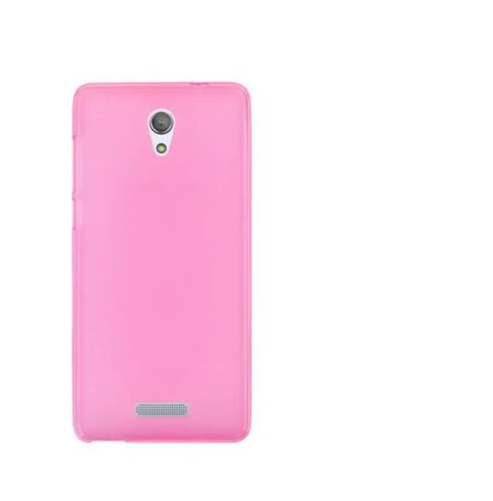 Capa Copue для Highscreen power Five чехол Haft матовый Силиконовый мягкий задний Чехол защитный чехол для мобильного телефона - Цвет: Pink