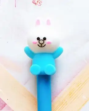 Gel pen 1 шт. гелевые ручки с кроликом 0,5 мм Kawaii Канцелярские ручки новинка милые студенческие ручки канцелярские принадлежности черная ручка Kawaii школьные принадлежности - Цвет: Gel pen