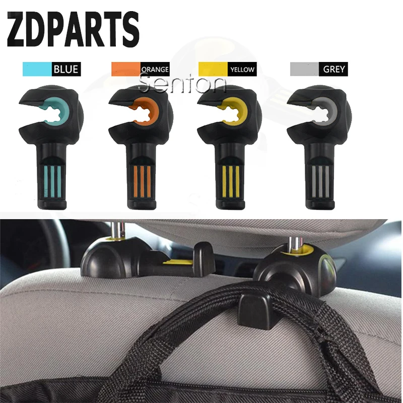 ZDPARTS 2 шт. Автомобильный крепеж автомобильный крючок на спинку сиденья Крепление