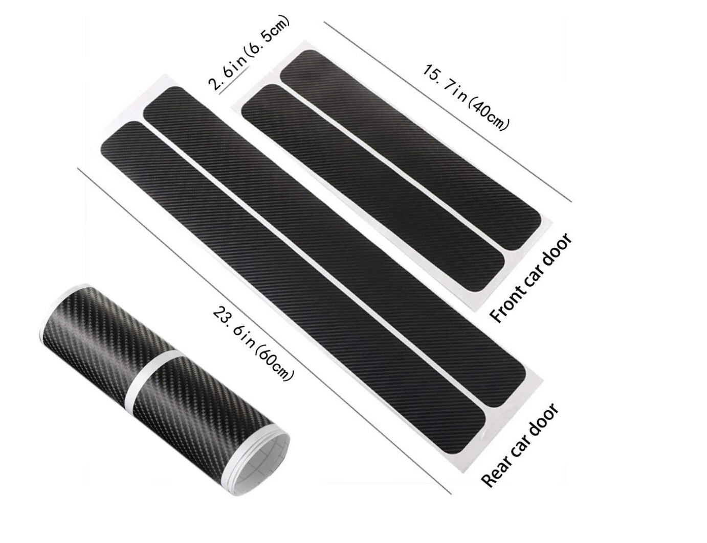Наклейка на порог из углеродного волокна для Mazda CX5 искусственной кожи 2017