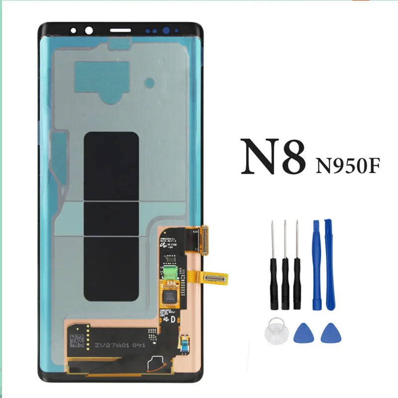 Оригинальный ЖК дисплей 6 3 дюйма AMOLED для SAMSUNG GALAXY Note 8 N950F N9500 с сенсорным экраном и